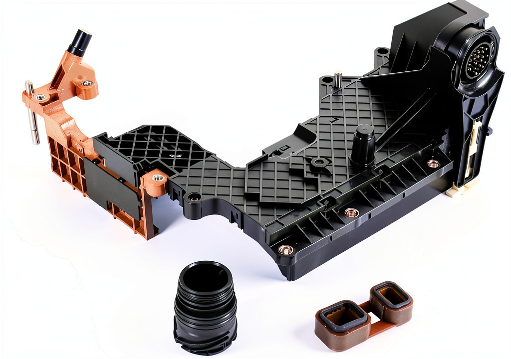 Rimamoka transmission valve body kit components laid out on a workbench