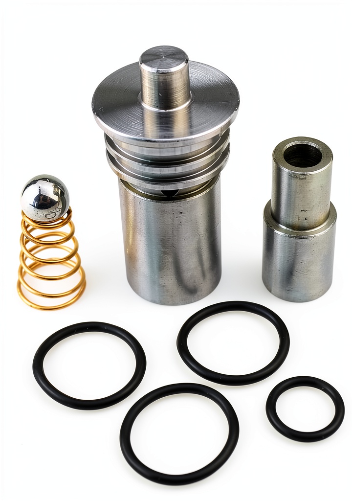 Transmission cooling valve kit installed in a Chevrolet transmission