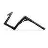 Harley Batwing Handlebar AIRCMT Gloss Black 10in Rise High-3