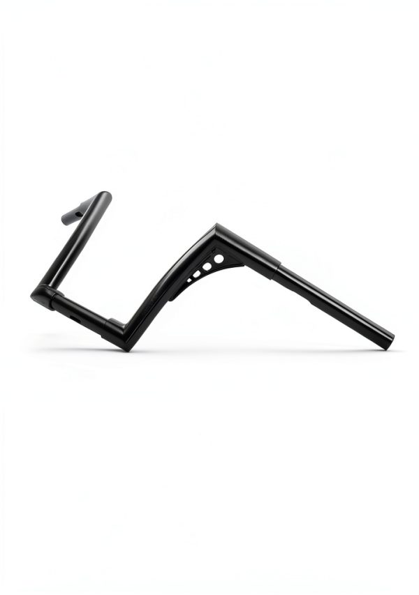 Harley Batwing Handlebar AIRCMT Gloss Black 10in Rise High-3