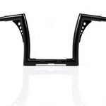 Harley Batwing Handlebar AIRCMT Gloss Black 10in Rise High-0