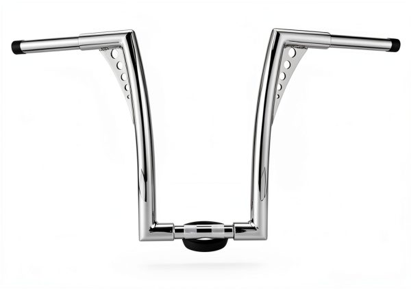 Wsays Chrome Ape Handlebar 12‑14 Inch Motorcycle Handlebars-0