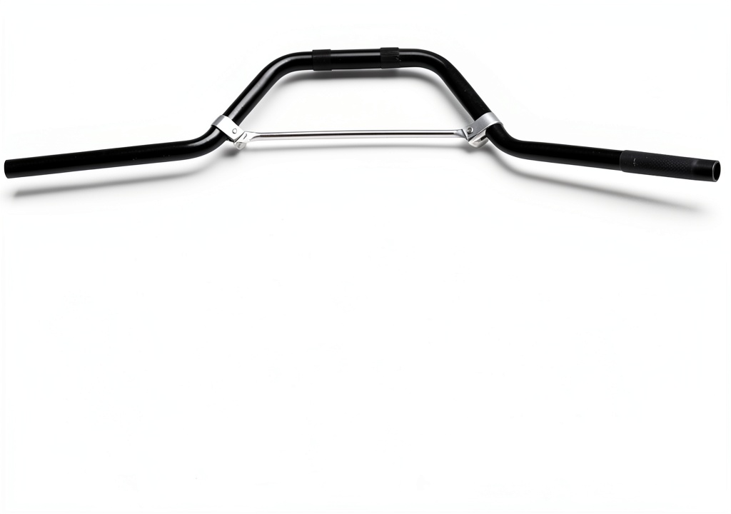 ZeXinSprayAcc handlebar installed on a Soleil 01 electric motorcycle in an urban setting