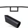 AnXin Cafe Racer Style Handlebars 26.77" Wide 7/8" Steel Powder Coated-2