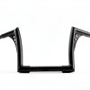 Harley Batwing Handlebar AIRCMT Gloss Black 10in Rise High-7
