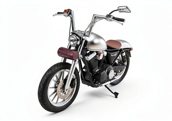 Wsays Chrome Ape Handlebar 12‑14 Inch Motorcycle Handlebars-5