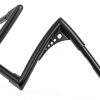 Harley Batwing Handlebar AIRCMT Gloss Black 10in Rise High-5