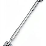 uxcell Motorcycle Handlebar Cross Bar Aluminum Alloy Silver Tone 11.4-0