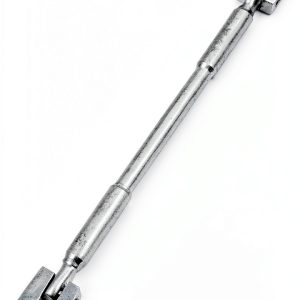 uxcell Motorcycle Handlebar Cross Bar Aluminum Alloy Silver Tone 11.4-0