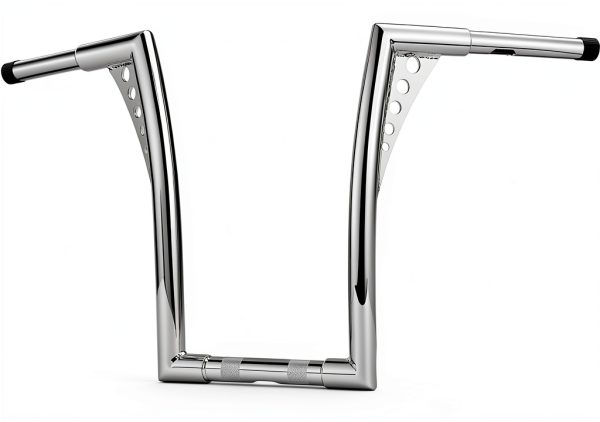 Wsays Chrome Ape Handlebar 12‑14 Inch Motorcycle Handlebars-6