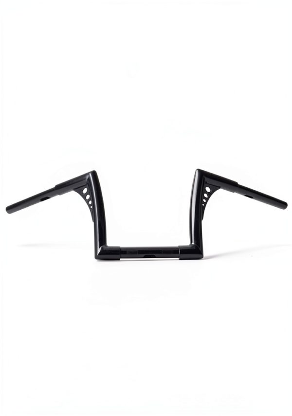 Harley Batwing Handlebar AIRCMT Gloss Black 10in Rise High-1