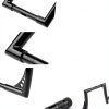 Harley Batwing Handlebar AIRCMT Gloss Black 10in Rise High-2