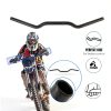 Motorcycle Handlebars DREAMIZER 1 Inch Chrome and Black Universal Fit-3