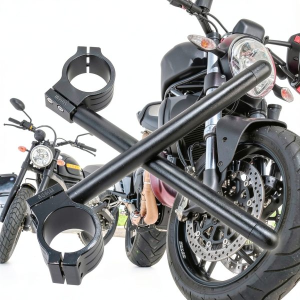 Motoforti Aluminum Alloy Motorcycle Handlebar 30x3.8x8.9cm 22mm-1